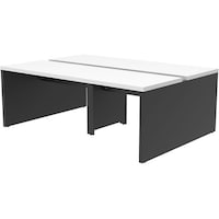 アール・エフ・ヤマカワ アールエフヤマカワ ソリード フリーアドレス用デスク2 W2000×D1400 ホワイト×ブラック脚 RFTFT22014WHBL 1台