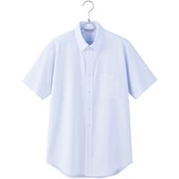 アイトス ピエ メンズ半袖ボタンダウンシャツAZ634060 サックス 5L AZ6340600205L 1着