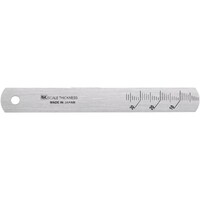 新潟精機 SK 目盛付シクネスゲージ リーフ 100mm S10001M 1個