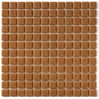 エービーシー商会 ABC モザイクタイル シーズン B132 ブラウン(20シート入り) B132 1箱