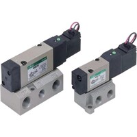 CKD CKD パイロット式5ポート弁 パイロット式 5 ポート弁セレックスバルブ 4KB11900AC200V 1台