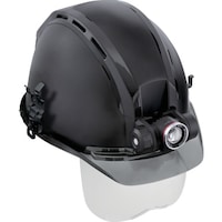 TJMデザイン タジマ ヘルメット セフメット(セフ取付溝付ヘルメット) アドバンスセット KJM ファン付 マットブラック シールド付 HSMBSA1 1S