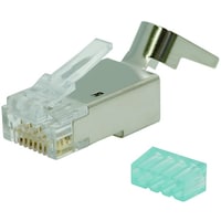 マーベル MARVEL 貫通式モジュラープラグ ケーブル保持クリップ付 MLA6AC10 1Pk(10個)