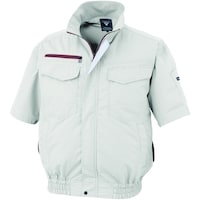 ジーベック XEBEC 空調服半袖ブルゾンXE98032225L シルバーグレー XE98032225L 1着