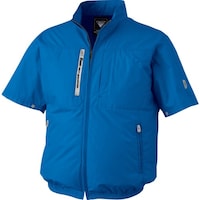 ジーベック XEBEC 空調服半袖ブルゾンXE98034403L ブルー XE98034403L 1着
