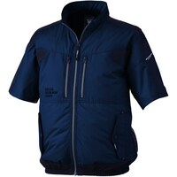 ジーベック XEBEC 空調服半袖ブルゾンXE98033195L ディープネイビー XE98033195L 1着