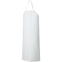 船橋 船橋 ビニロンエプロン 胸 首掛け ホワイト/グリーン LLサイズ