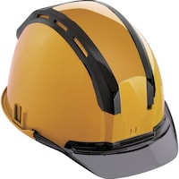 TJMデザイン タジマ ヘルメット セフメット(セフ取付溝付ヘルメット) イエロー スモーク HSYCSB 1個