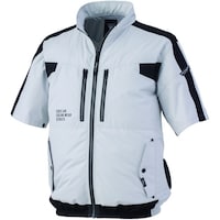 ジーベック XEBEC 空調服半袖ブルゾンXE98033224L シルバーグレー XE98033224L 1着