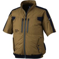 ジーベック XEBEC 空調服半袖ブルゾンXE98033814L キャメル XE98033814L 1着