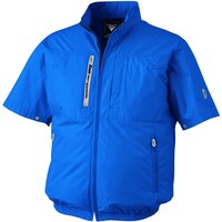 ジーベック XEBEC 空調服半袖ブルゾンXE98034405L ブルー XE98034405L 1着