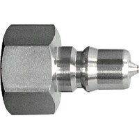 日東工器 日東 セミコンカプラSP型 ステンレス製 エチレンプロピレンゴム(EPDM) (おねじ取付用プラグ) 相手側19/32‐18UNS(52106) 1P304UNSE 1個