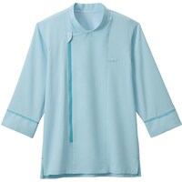 サーウ゛ォ サンペックス 七分袖ショップコート アイスブルー SS DP1000K1SS 1着