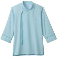 サーウ゛ォ サンペックス 七分袖ショップコート アイスブルー LL DP1000K1LL 1着