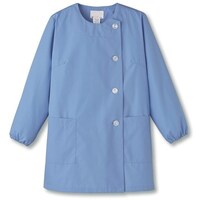 サーウ゛ォ サンペックス 【女性用】衿なし・長袖調理衣 サックス S FA798S 1着