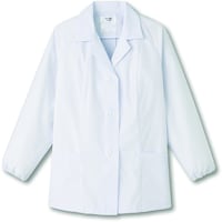 サーウ゛ォ サンペックス 【女性用】衿付き・長袖調理衣 ホワイト S FA355S 1着