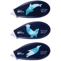 トンボ鉛筆 Tombow テープのり ピットエアー漁網リサイクル 3個パックA HHA341ATU 1Cs(3個)