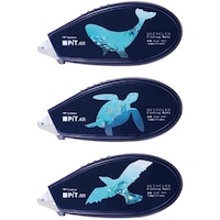 トンボ鉛筆 Tombow テープのり ピットエアー漁網リサイクル 3個パックB HHA341BTU 1Cs(3個)