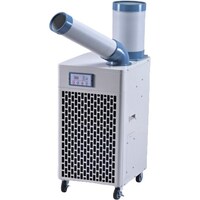 ナカトミ NAKATOMI 冷暖スポットエアコン 冷媒ガスR32 ドレンレス 自動首振り機能付 SAC27HCS 1台