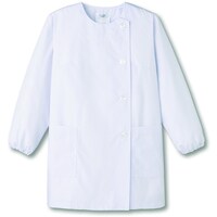 サーウ゛ォ サンペックス 【女性用】衿なし・長袖調理衣 ホワイト M FA785M 1着
