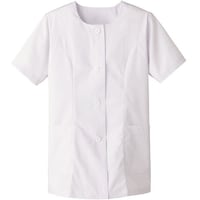 サーウ゛ォ サンペックス 【女性用】衿なし・半袖調理衣 ホワイト LL FA334LL 1着