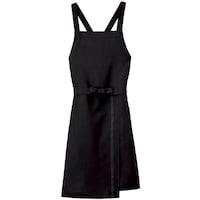 サーウ゛ォ サンペックス 胸当てエプロン ブラック S EA3155S 1着