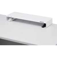 サンワサプライ SANWA 電源タップ+USBポート付き机上ラック(W600×D200 ホワイト) MRLC202WN 1台