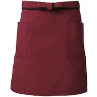 サーウ゛ォ サンペックス ショート丈前掛け エンジ F JA1976F 1着