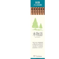 トンボ鉛筆 Tombow ゴム付鉛筆 S木物語 HB LGKSHB 1Dz(12本)