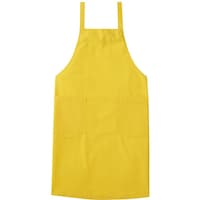 サーウ゛ォ サンペックス 胸当てエプロン イエロー F A1770F 1着