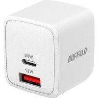 バッファロー BUFFALO PD20W対応AC充電器 C×1/A×1 2ポート ホワイト