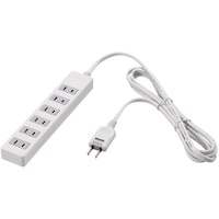 バッファロー BUFFALO 2ピン式電源タップ 雷サージ 6個口 5m ホワイト BTWTK2650WH 1個(35個)