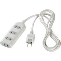 バッファロー BUFFALO 2ピン式電源タップ 4個口 3m ホワイト BSTAPST2430WH 1個(22個)