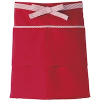 サーウ゛ォ サンペックス ショート丈エプロン レッド F CA1411F 1着