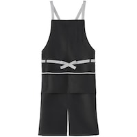 サーウ゛ォ サンペックス 胸当てエプロン ブラック M CA1416M 1着