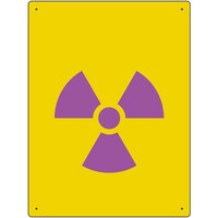 ユニット ユニット 放射能標識 放射能マーク(大) 81747A 1枚