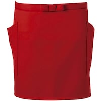 サーウ゛ォ サンペックス ショート丈エプロン レッド F CA1634F 1着