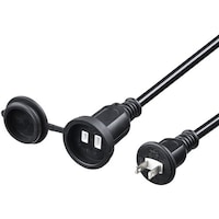 サンワサプライ SANWA 防雨型電源延長コード ブラック 5m TAPEX25B5 1本