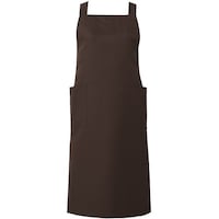 サーウ゛ォ サンペックス 胸当てエプロン ブラウン F CA1631F 1着