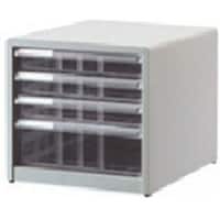 ナカバヤシ ナカバヤシ 書類ケース アバンテV2レタケス 浅3段×深1段 ニューグレー