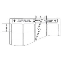 パンドウイットコーポ PANDUIT 熱転写プリンタ用コンポーネントラベル 12.7×11.2 白 10000枚入り C050X044KBT 1組(10000枚)