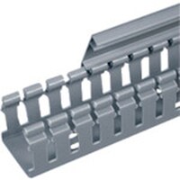 パンドウイットコーポ PANDUIT ヒンジタイプ配線ダクト(PVC製 鉛フリー) ライトグレー 6FT(フィート) 1本 H2X2LG6 1本