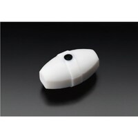 フロンケミカル フロンケミカル フッ素樹脂(PTFE)強力撹拌子楕円型 24パイ×50mm