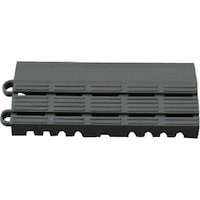 山崎産業 コンドル エバック 屋外用マット ブラシハードマット 縁駒O グレー