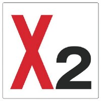 ユニット ユニット 通り芯表示板X2