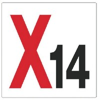 ユニット ユニット 通り芯表示板 X14