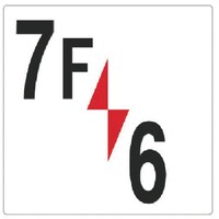 ユニット ユニット 階数表示板7F/6F