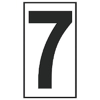 ユニット ユニット 予告・説明看板日付マグネット7 高輝度マグネット 55×30mm