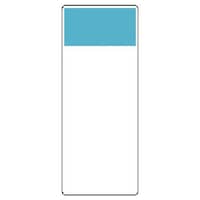 ユニット ユニット 短冊型表示板 うすい青・エコユニボード・250×100×1厚 42219 1枚