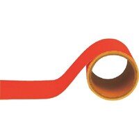 ユニット ユニット 配管識別ステッカー 黄赤(大)ユニクロス・100mm幅X2m 44809 1巻